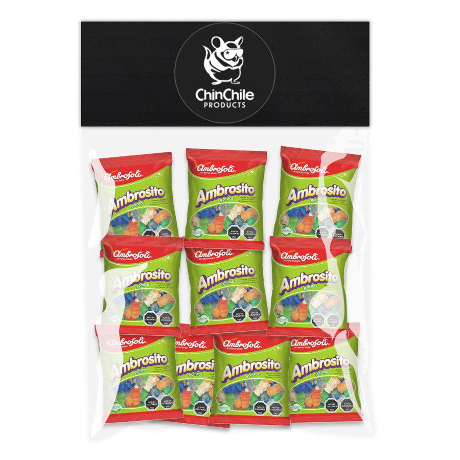 Un paquete de 10 caramelos Ambrosito.