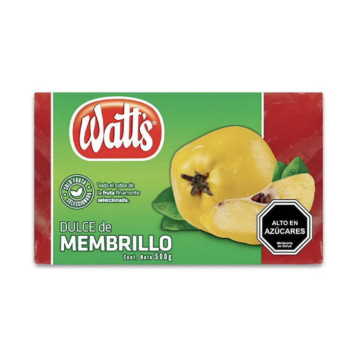 A 500g package of Dulce de Membrillo from Watt's