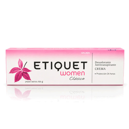 Etiquet women's deodorant cream packaging on a white background