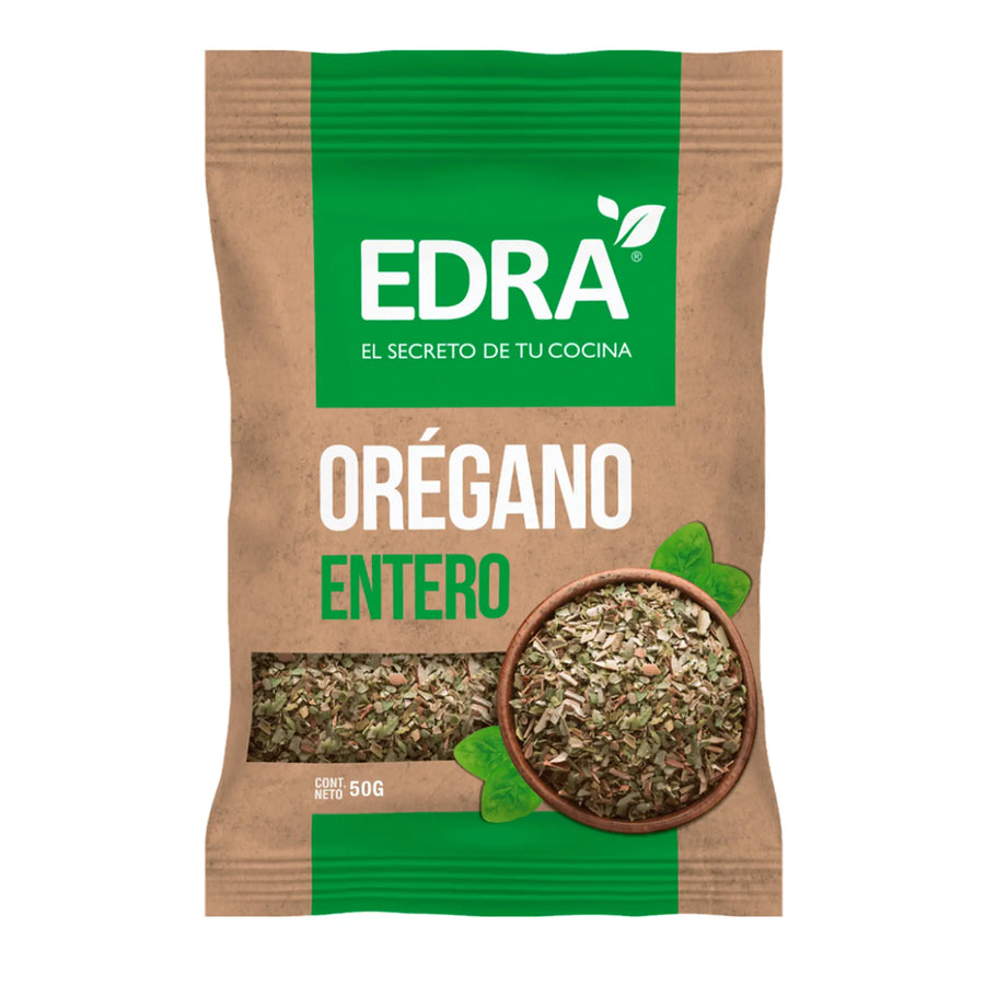 Edra oregano package on a white background