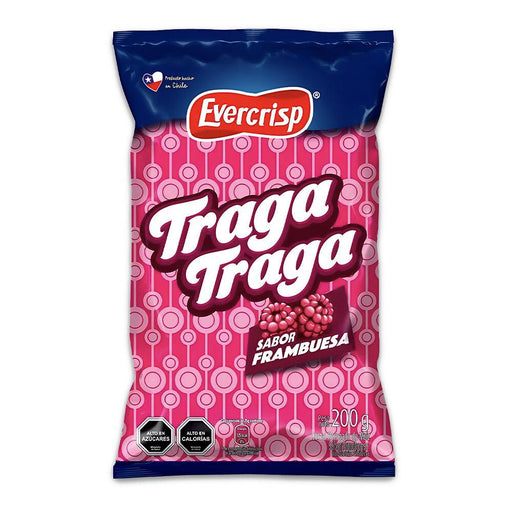 A pink and purple bag of Traga Traga.