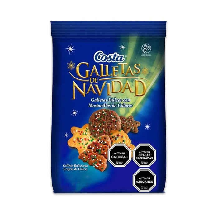 A blue bag of Christmas Cookies from Chile.