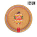 18 A La Chilena Platos Guachaca - Traditional Chilean Party Plates with festive design, 18 pack of 18cm disposable plates.