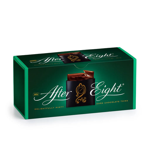 Nestlé After Eight Mint Chocolate Thins – 200g box of dark chocolate mint squares.