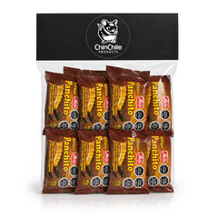 Packaging of Panchito snacks with ChinChile logo on a white background