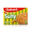 Envase del postre en polvo Ambrofoli Sunny sobre fondo blanco