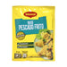 Maggi fish cake base package with yellow and blue design on a white background
