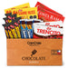 Box of ChinChile Products Chocolate Bundle with various chocolate bars.