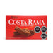 Red box of Costa Rama chocolate de leche with product image and text on a white background