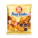 Dos en Uno Surtido – 400g assorted cookies mix on a white background.