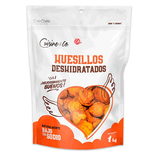 A 1 kilogram bag of Huesillos from Cuisine & Co.