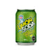 A 350ml green Limon Soda can on a white background.