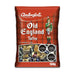 Bag of Old England Toffee by Ambrosoli, featuring individually wrapped assorted toffee candies in flavors of butterscotch, almond, and coconut.