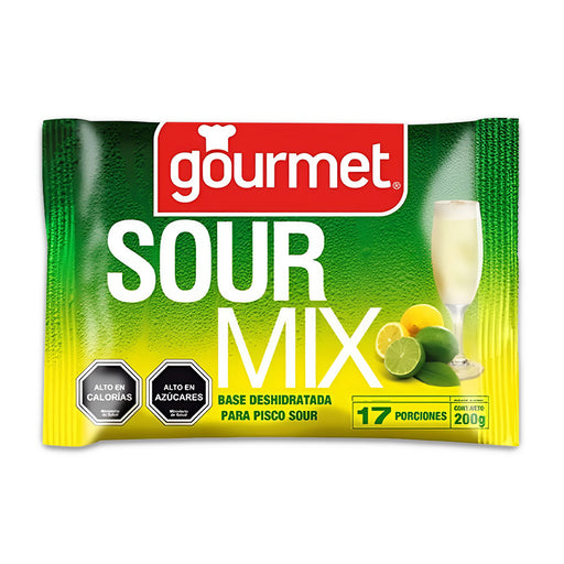 Pisco Sour Mix contained within a 200g green and yellow bag.