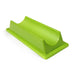 Green plastic tool on a white background