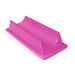 Pink plastic object on a white background