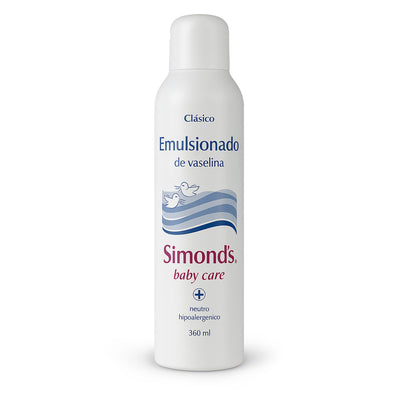 Simond's Emulsionado de Vaselina Clásico - 360 ml crema hidratante para el cuidado del bebé importada de Chile