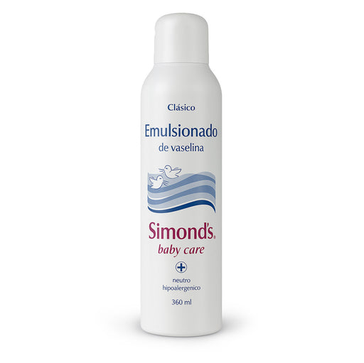 Simond’s Emulsionado de Vaselina Clásico – 360 ml baby care moisturizer imported from Chile