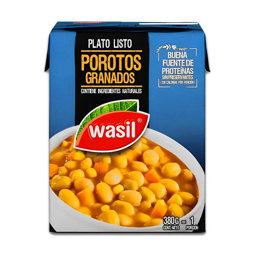 Wasil Porotos Granados - Chilean Ready-to-Eat Bean Stew in 380g Packaging