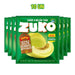 A 10-pack of Zuko Melón Tuna flavored juice in green packets.