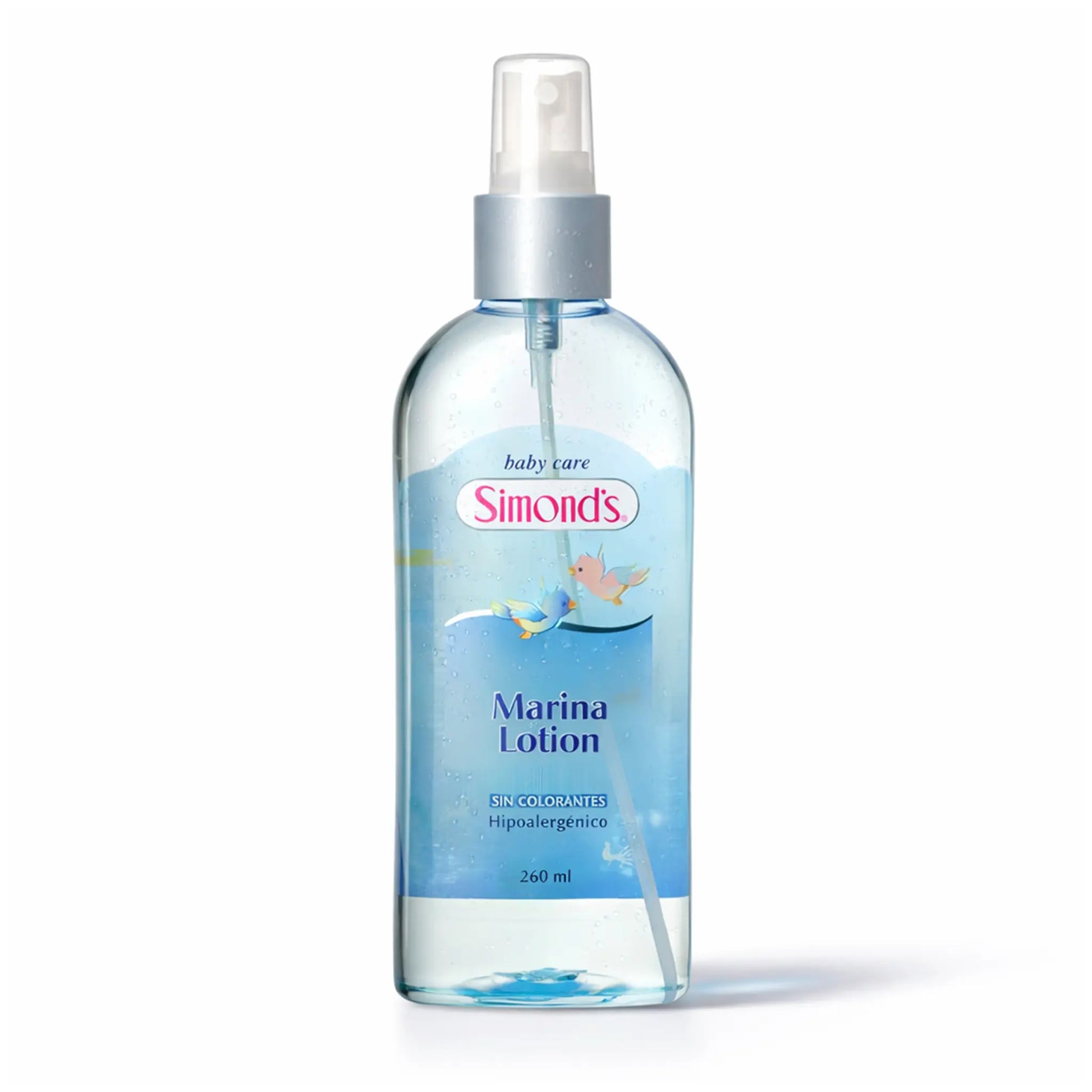 Simonds cuidado del bebé Marina Loción en botella con atomizador, 260 ml (Chile)