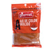 A bright orange 100 grams packet of Ají de color by Gourmet