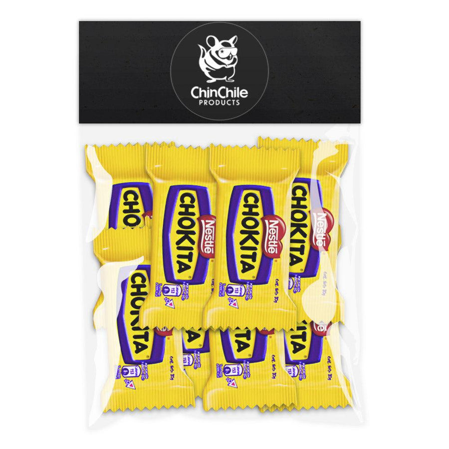Una bolsa ChinChile de 8 Chokitas de Chocolate de Nestlé.