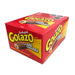 A large red box of Golazo containing 24 chocolate bars. A product imported from Chile.