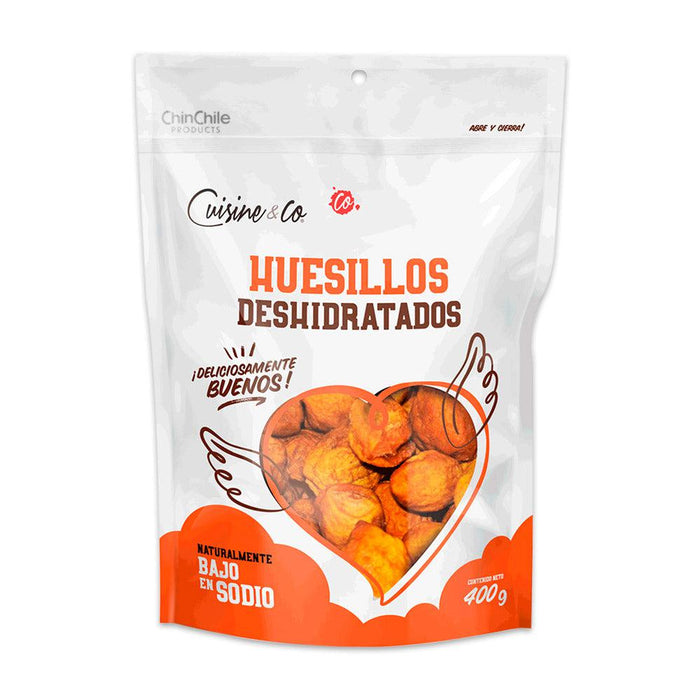 A 400 gram bag of Huesillos from Cuisine & Co.