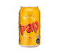 A yellow and orange 350ml can of Pap. A Product of Chile.